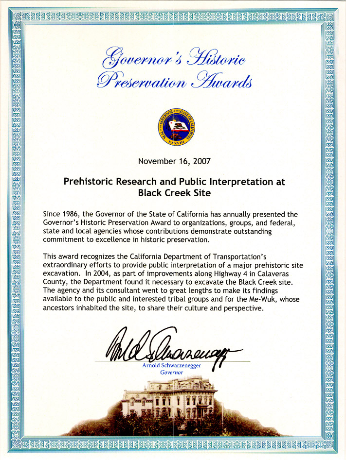 Governors Historic Preservation Award - Black Creek Site 2007 for Web.jpg